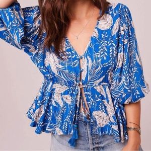 Band of Gypsies Laura Boho Top Blouse NWT
